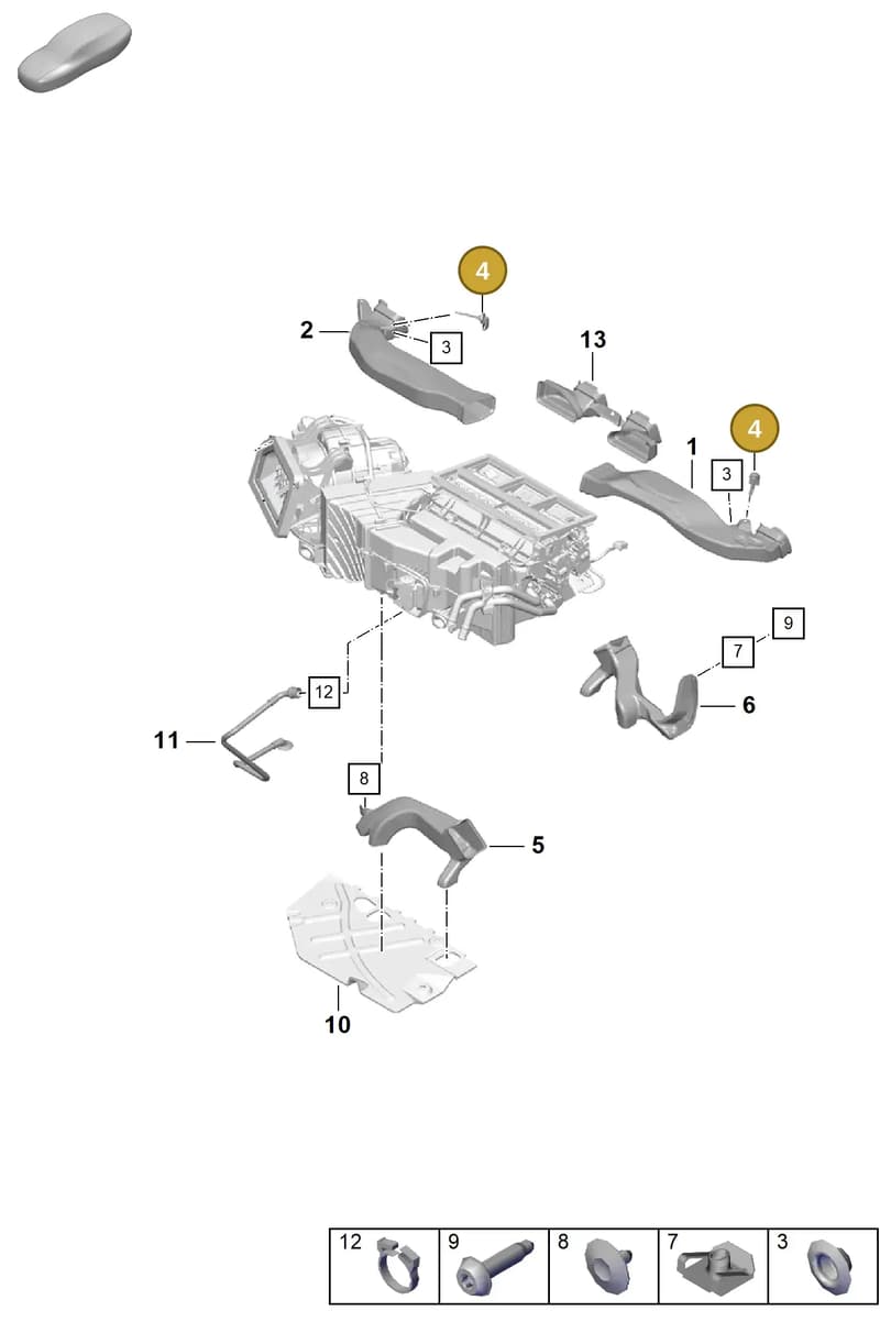 97065325300 — Porsche Boxster Spyder (2019-2020) diagram p55814100, position 4