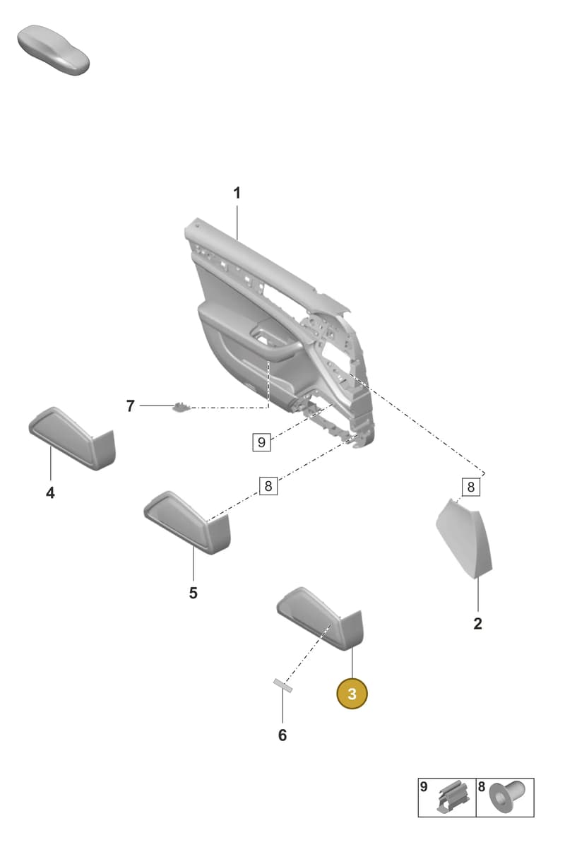 971035420OL7 — Porsche Panamera (2020-2023) diagram p58808000, position 3