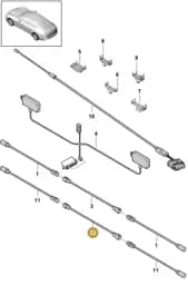 971035454E Porsche Loudspeaker