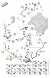971121660 Porsche Bracket for Throttle Control Element