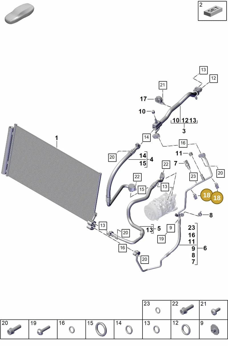 971260197 — Porsche Panamera (2023-2025) diagram p62814300, position 18