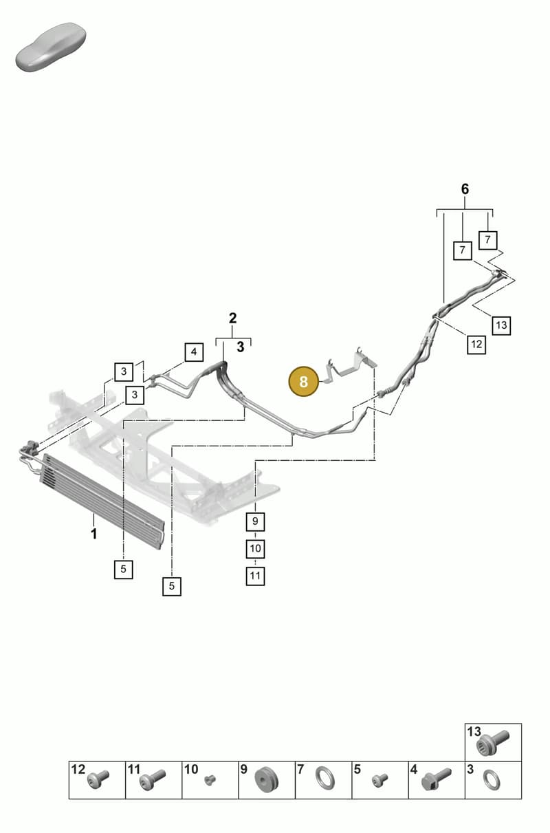 971317051 — Porsche Panamera (2020-2023) diagram p58360000, position 8