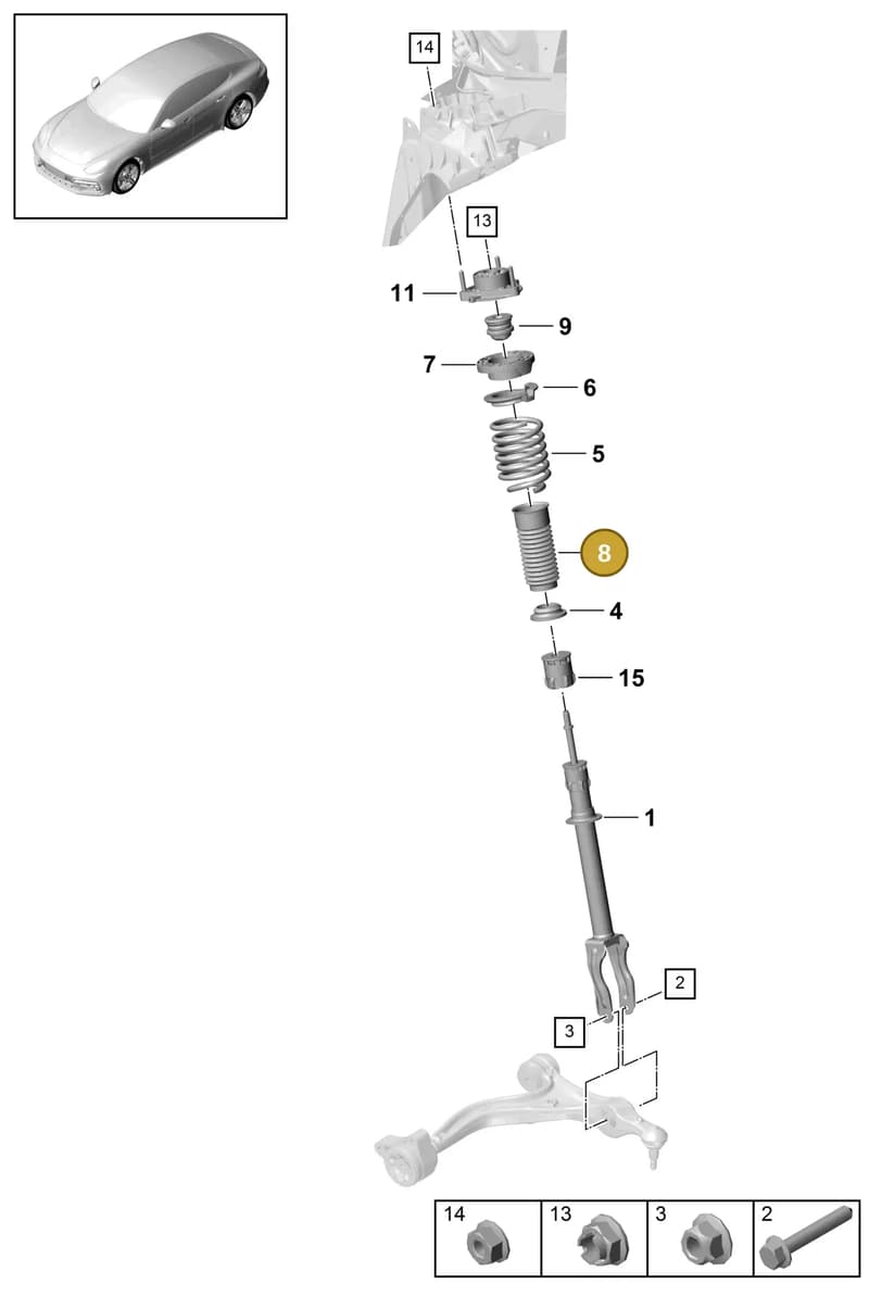 971412137 — Porsche Panamera (2016-2020) diagram p49402000, position 8