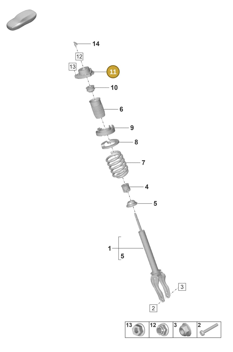971412322A — Porsche Panamera (2020-2023) diagram p56402010, position 11