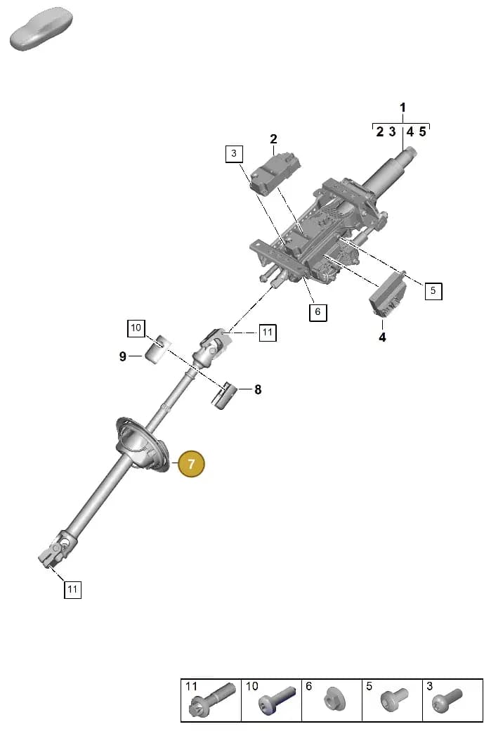 971419753S — Porsche Panamera (2023-2025) diagram p62403300, position 7