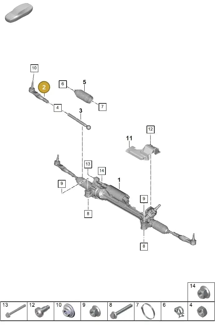 971423811B — Porsche Panamera (2023-2025) diagram p62403000, position 2