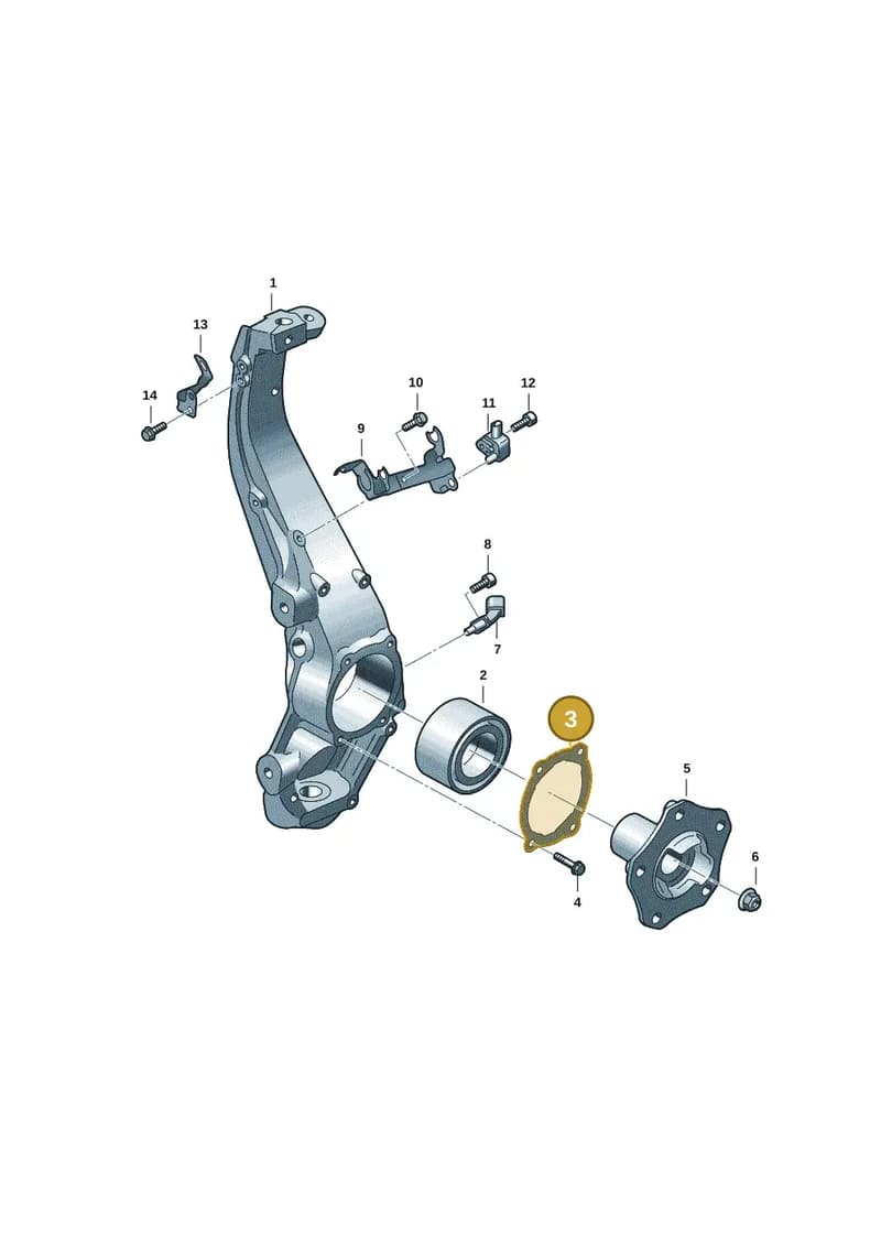 971501375A — Audi RS e-tron GT (2020-2025) diagram 4j1407000, position 3