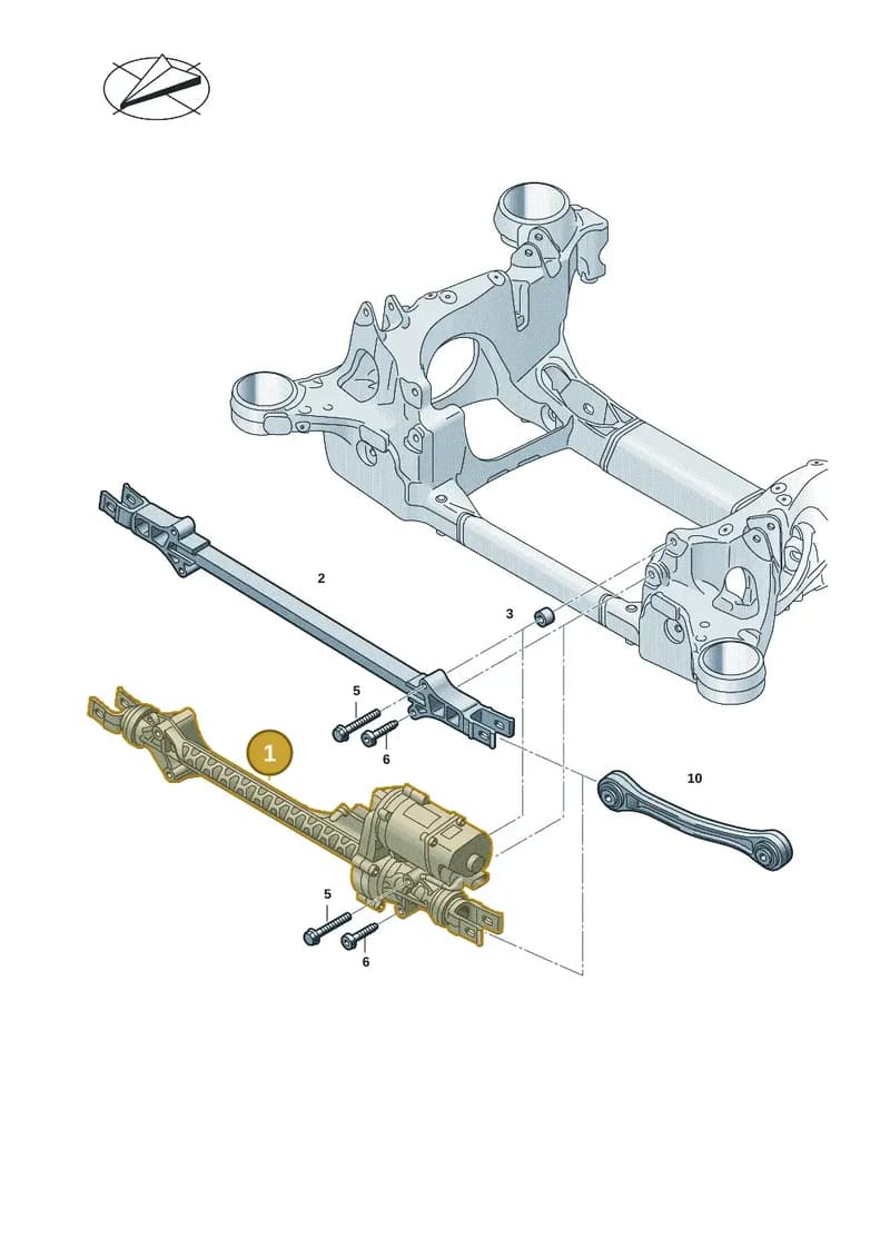 971501605L — Audi RS e-tron GT (2020-2025) diagram 4j1505500, position 1