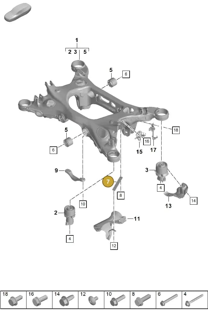 971505477 — Porsche Panamera (2023-2025) diagram p62501000, position 7