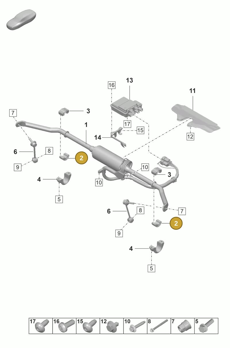 971511035J — Porsche Panamera (2020-2023) diagram p58502100, position 2