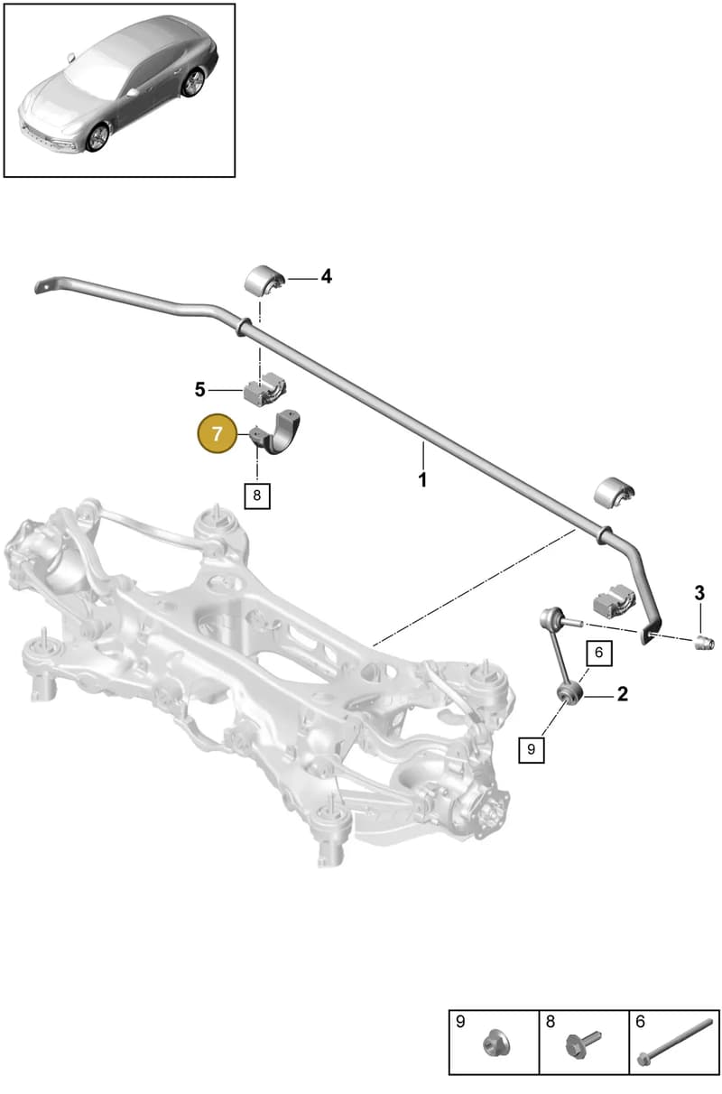 971511418 — Porsche Panamera (2016-2020) diagram p49502030, position 7