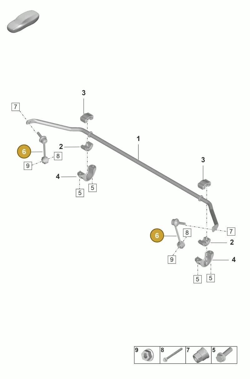 971511467F — Porsche Panamera (2023-2025) diagram p58502110, position 6
