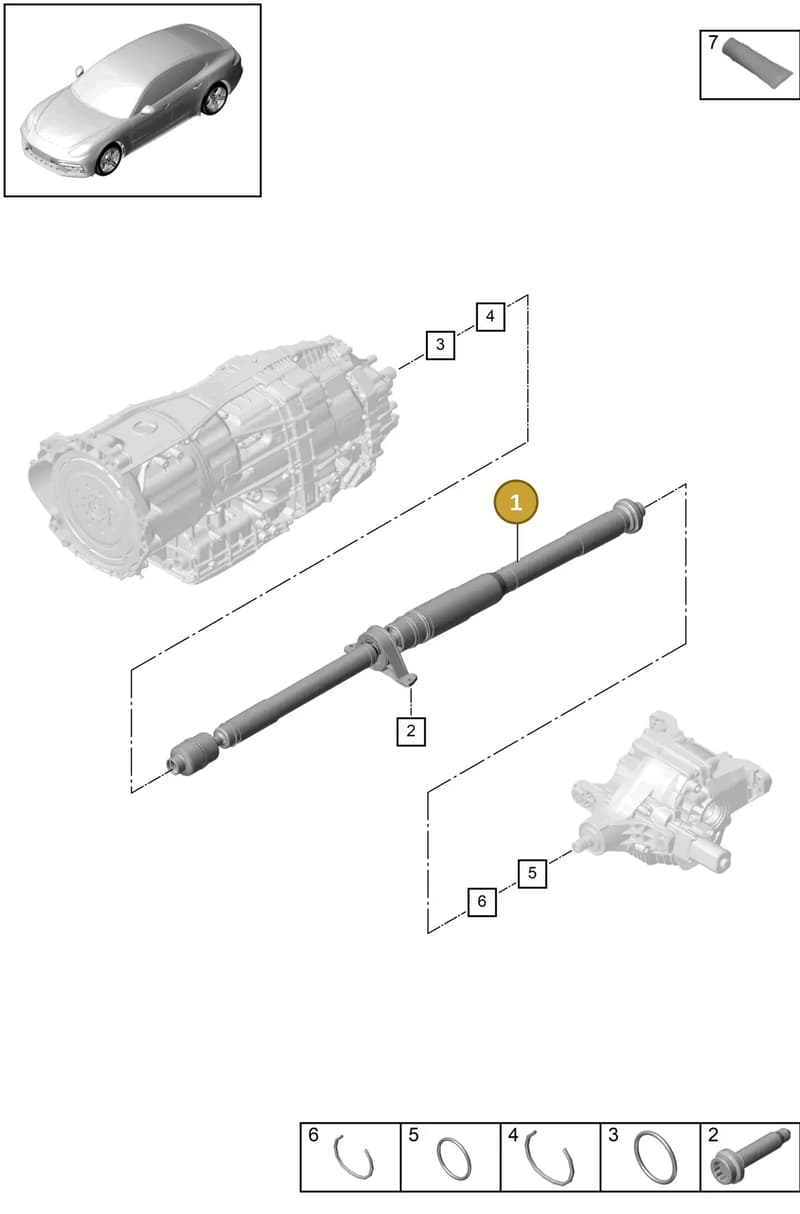 971521101AQ — Porsche Panamera (2016-2020) diagram p49305020, position 1