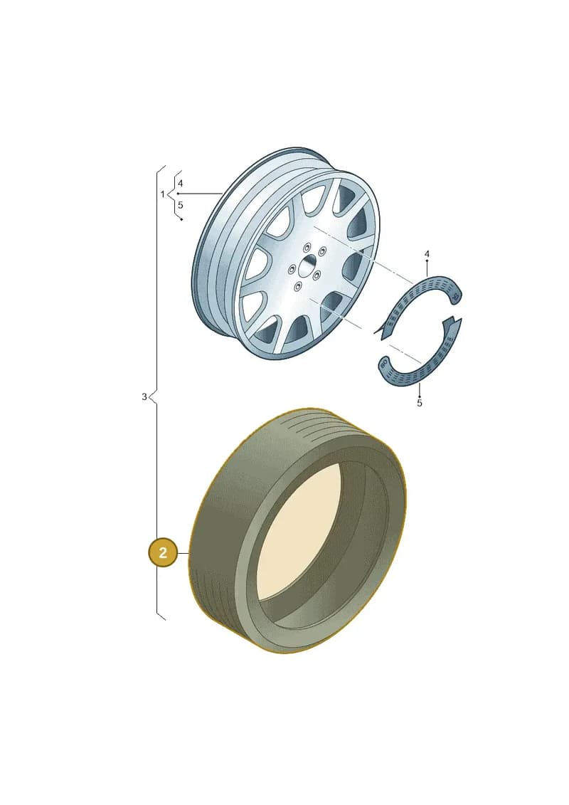 971601324BRPI — Audi RS e-tron GT (2020-2025) diagram 838601100, position 2