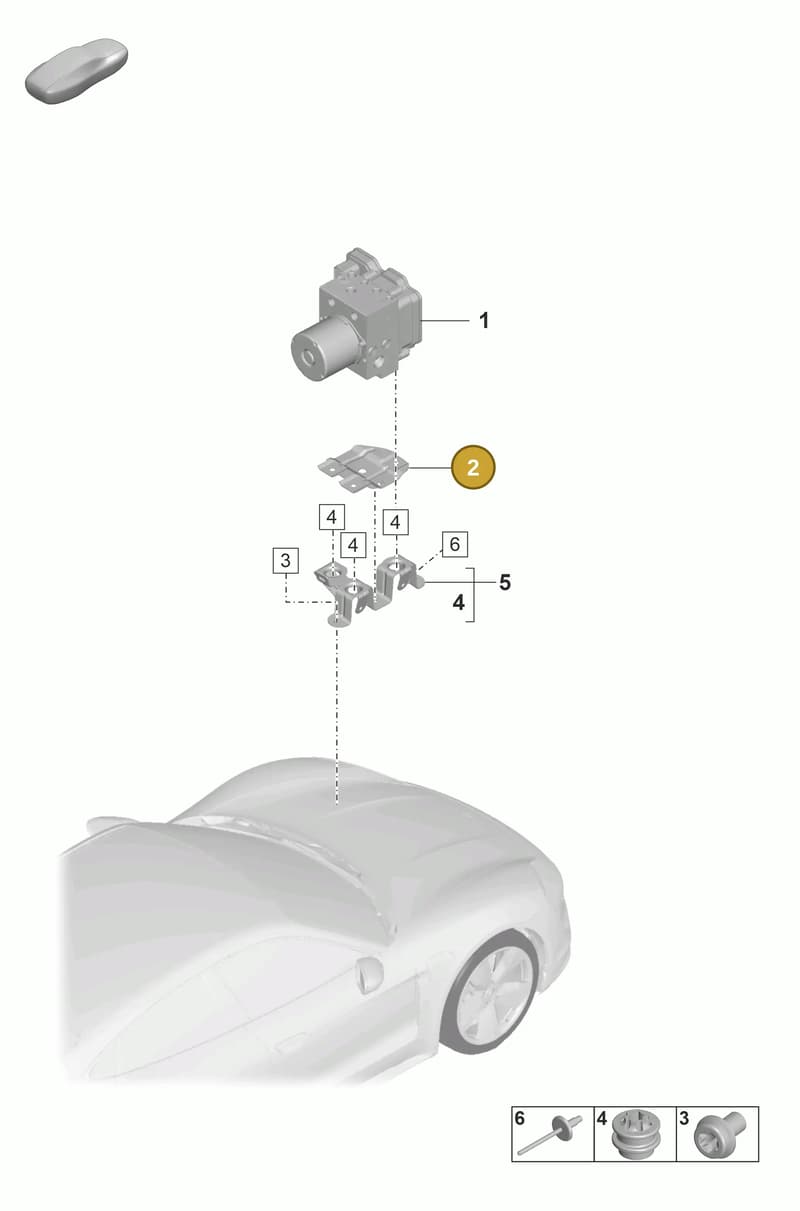 971614513A — Porsche Panamera (2023-2025) diagram p56000001, position 2