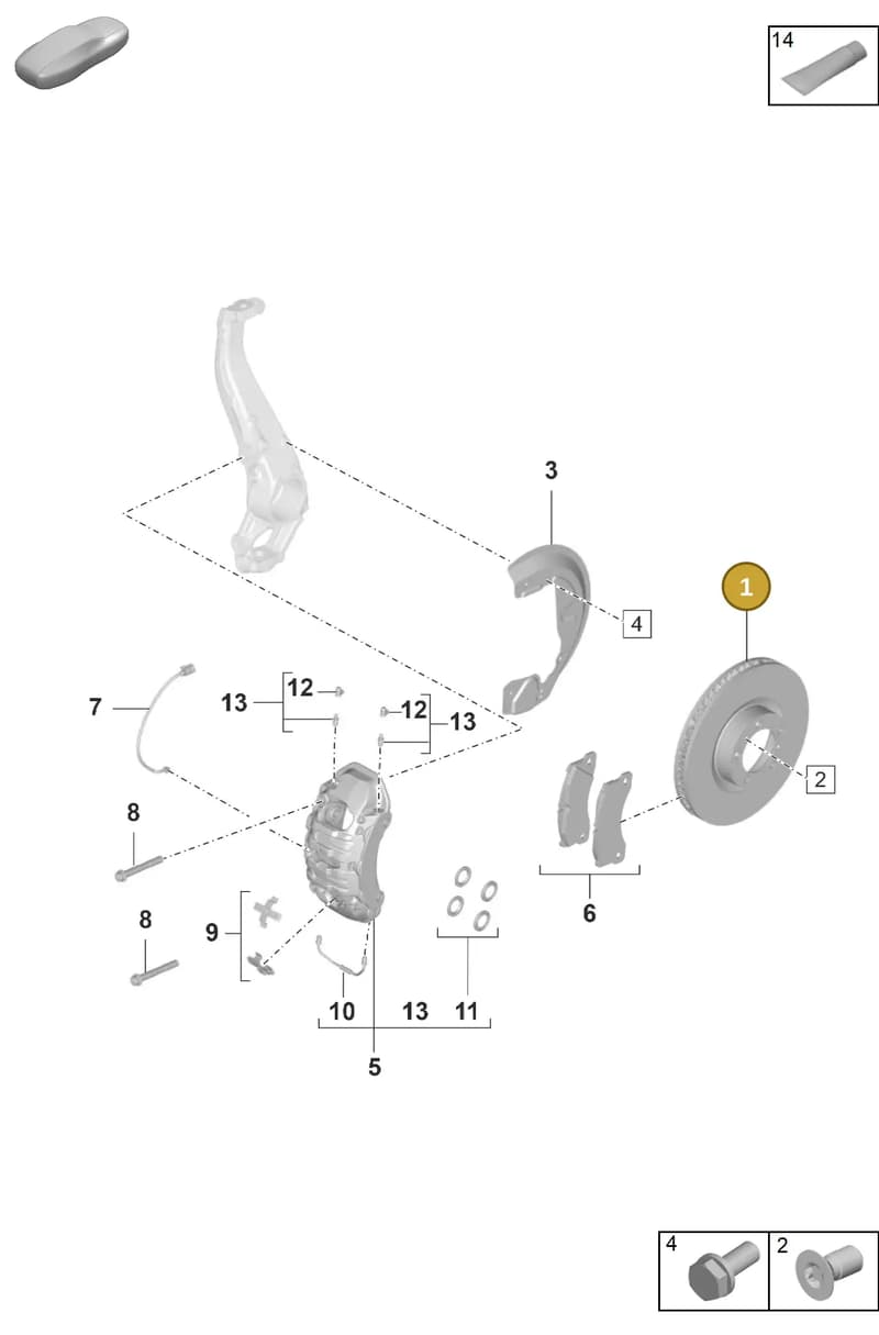 971615302 — Porsche Panamera (2020-2023) diagram p56602000, position 1