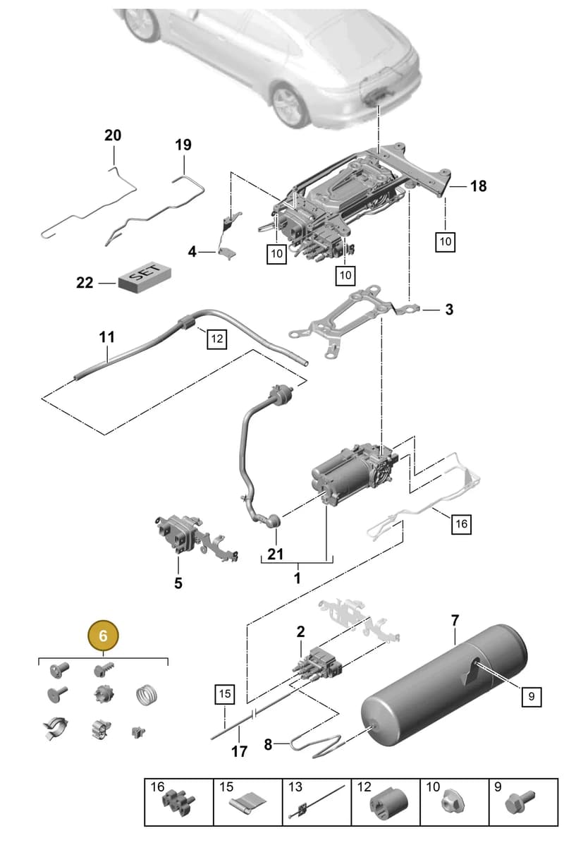 971616691 — Porsche Panamera (2016-2020) diagram p49502020, position 6