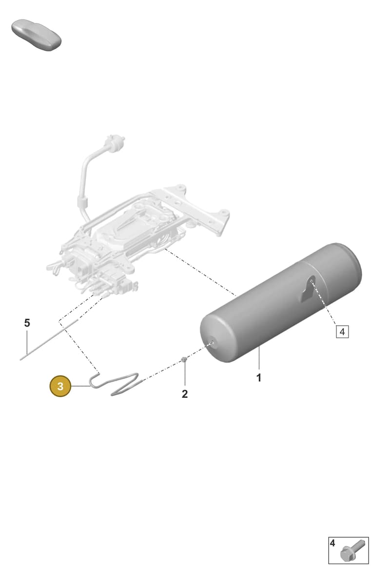971616711B — Porsche Panamera (2020-2023) diagram p58504050, position 3