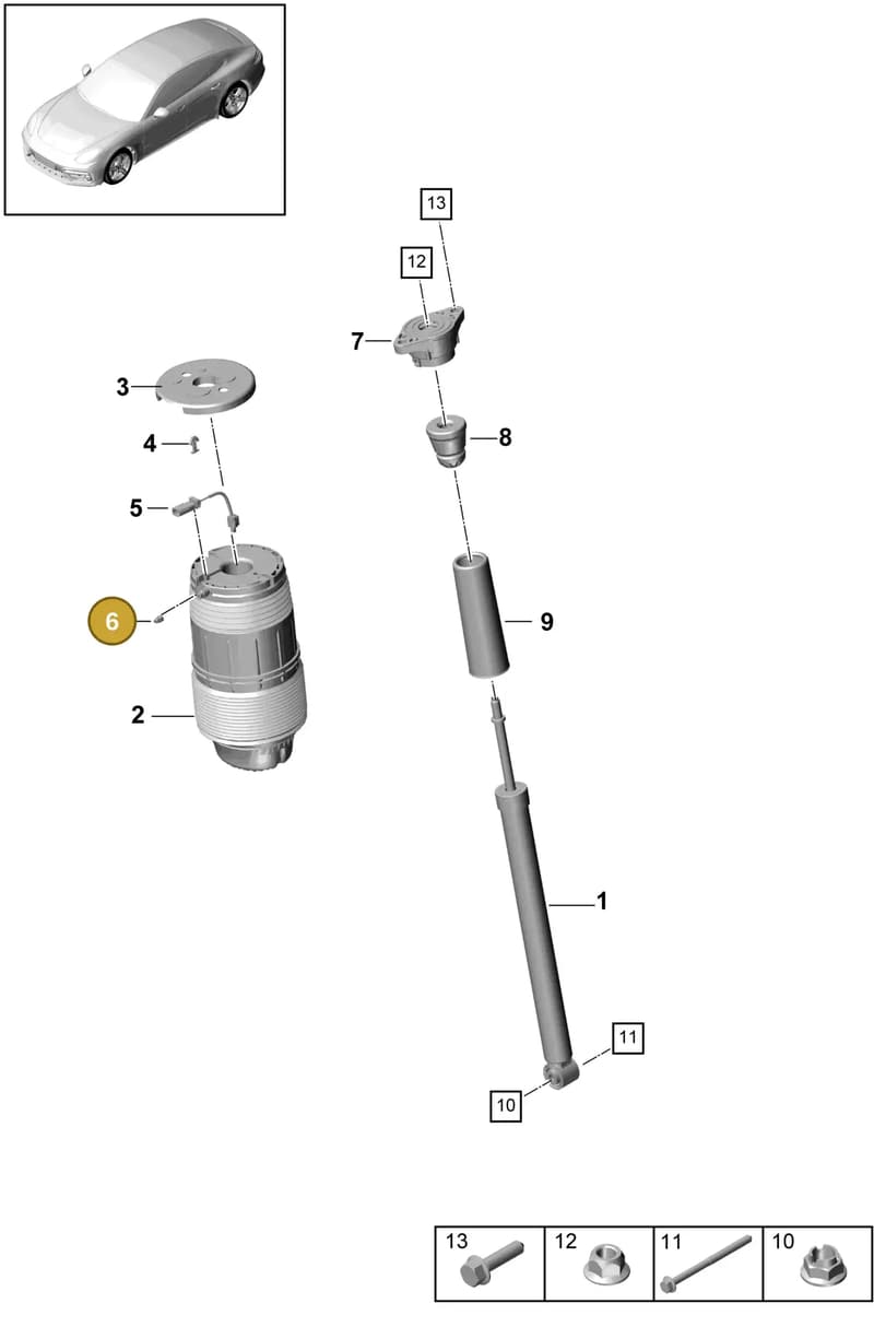 971616751 — Porsche Panamera (2016-2020) diagram p49502010, position 6