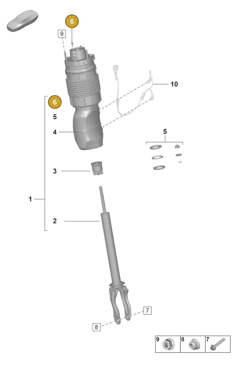 971616751 — Porsche Panamera (2020-2023) diagram p58402000, position 6