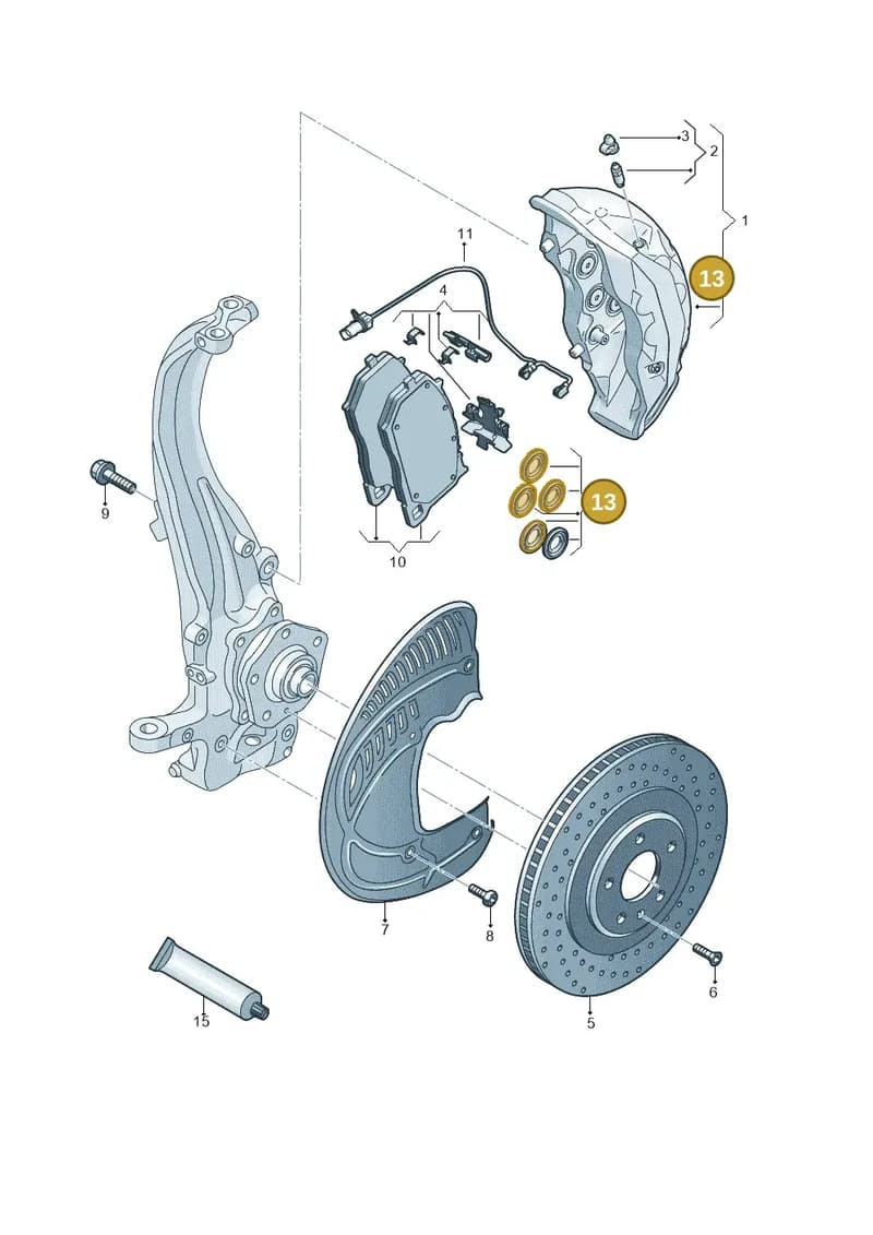 971698313 — Audi Q8 (2018-2025) diagram 859615550, position 13