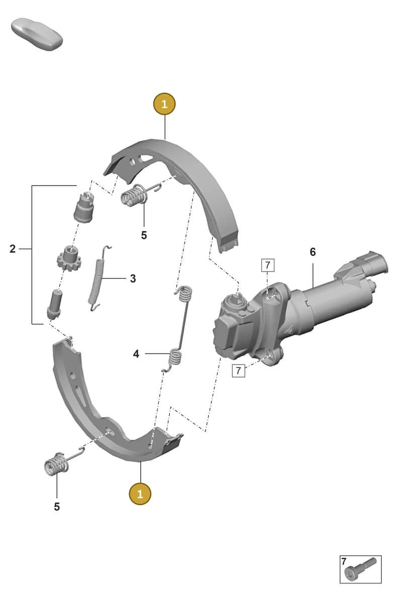 971698533E — Porsche 911 (2021-2022) diagram p53603050, position 1