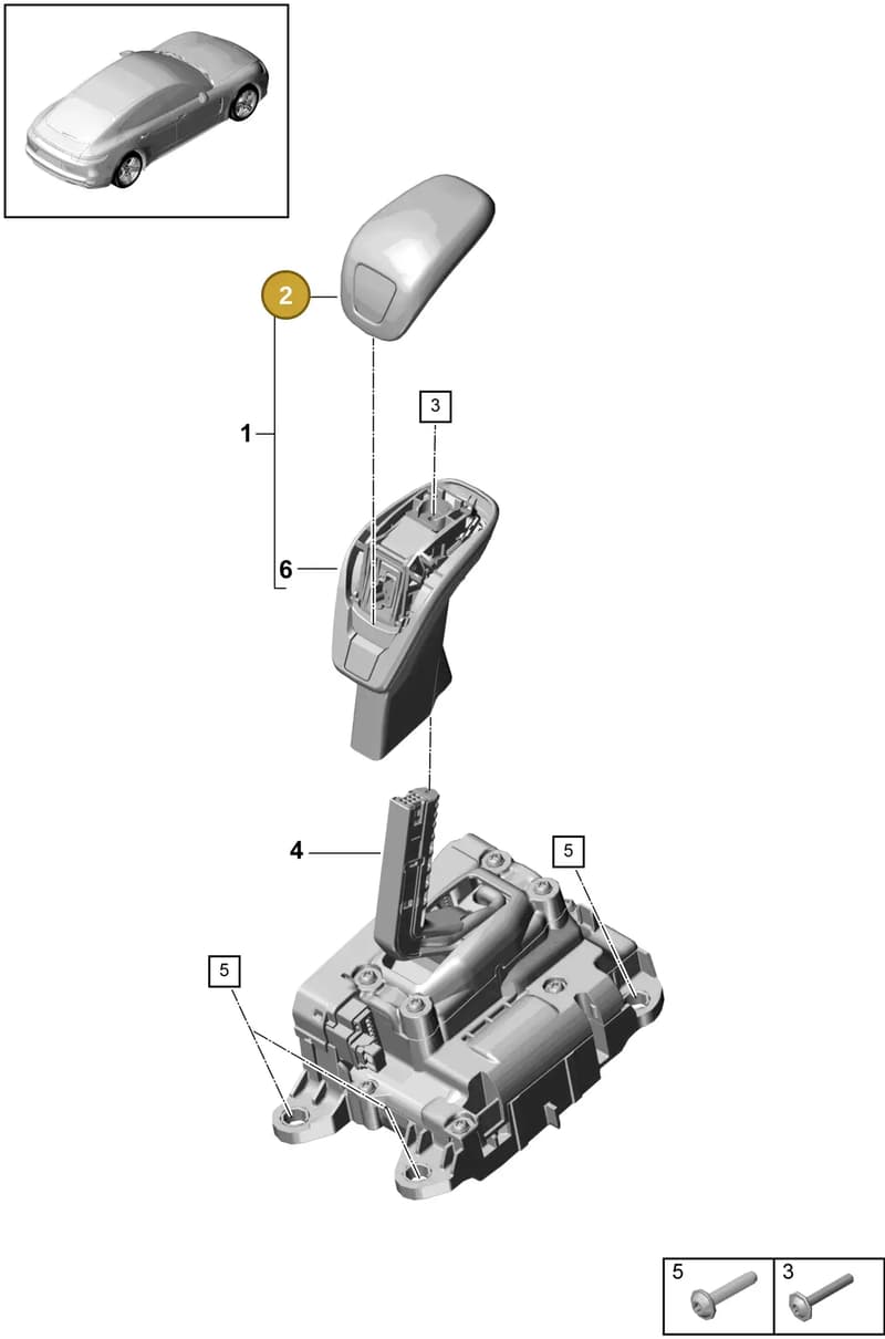 971713139AOK6 — Porsche Panamera (2016-2020) diagram p49701050, position 2