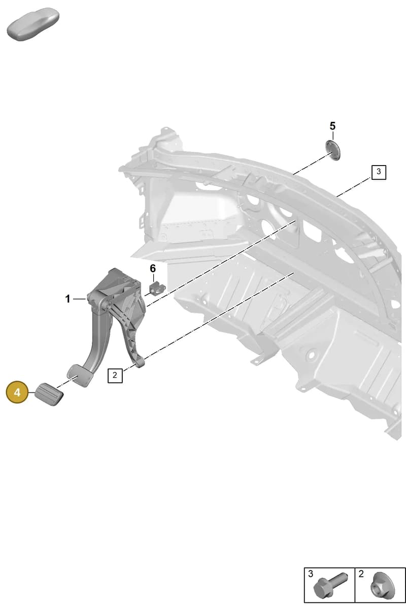 971721173 — Porsche 911 (2024-2025) diagram p63702100, position 4