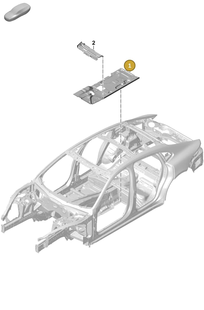 971802205BYGRV — Porsche Panamera (2023-2025) diagram p62801200, position 1