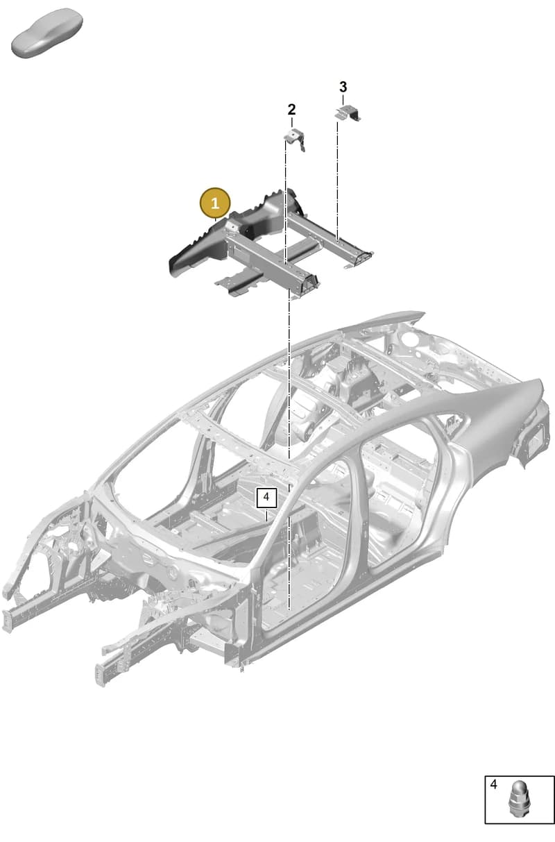 971802226YGRV — Porsche Panamera (2023-) diagram p62801225, position 1