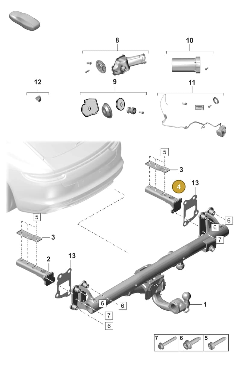 971803316 — Porsche Panamera (2020-2023) diagram p58002000, position 4