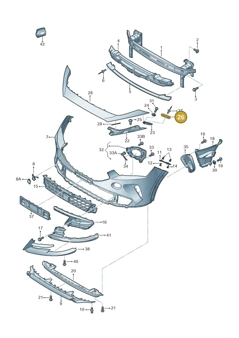 971807180 — SEAT CUPRA Formentor (2020-) diagram 5ff807020, position 26