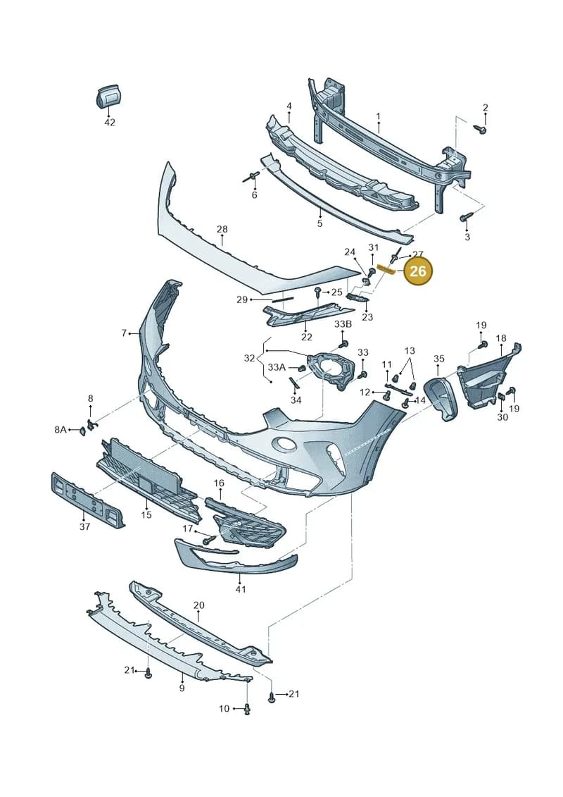 971807180 — SEAT CUPRA Formentor (2020-) diagram 5ff807000, position 26