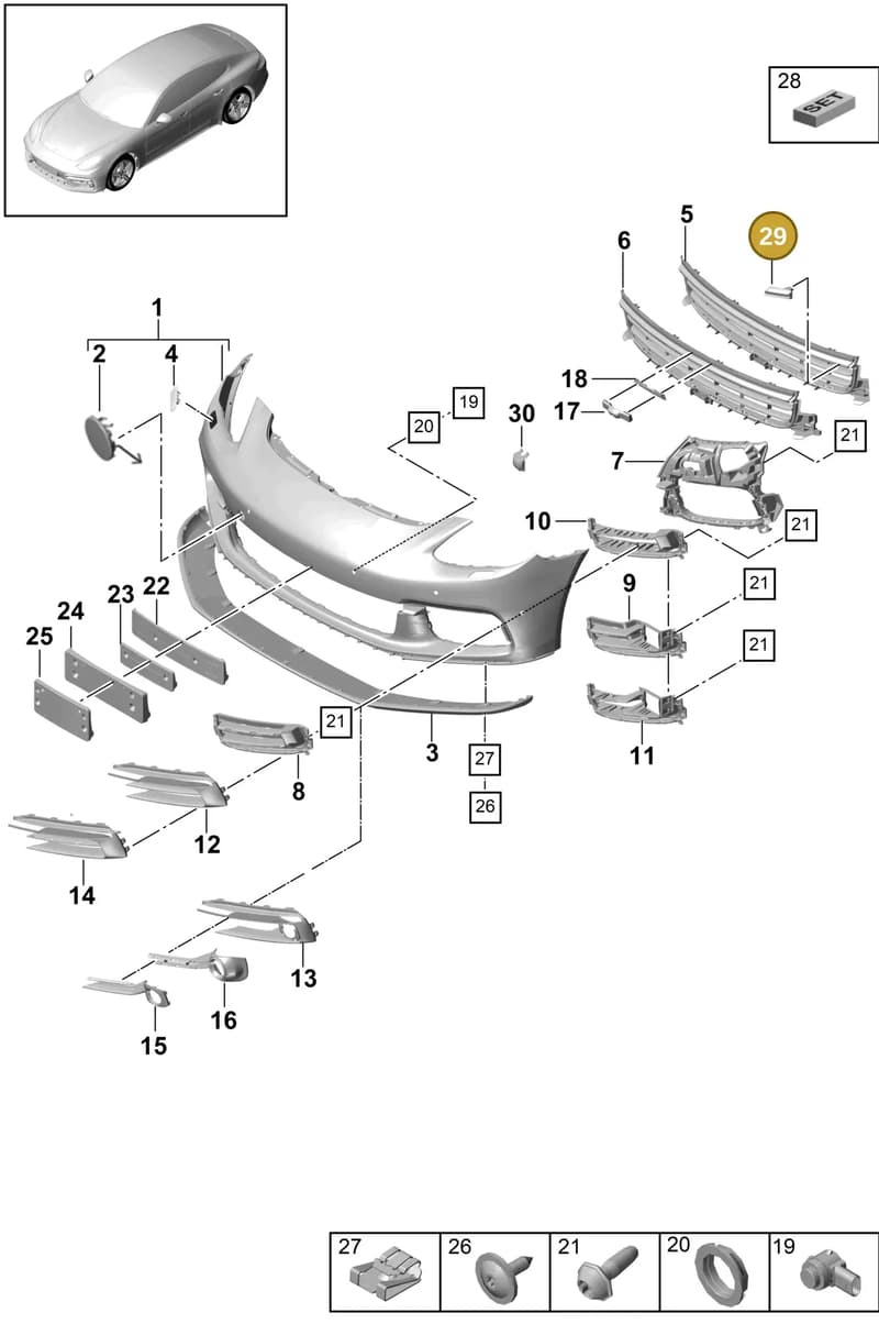 971807252 — Porsche Panamera (2016-2020) diagram p49802000, position 29