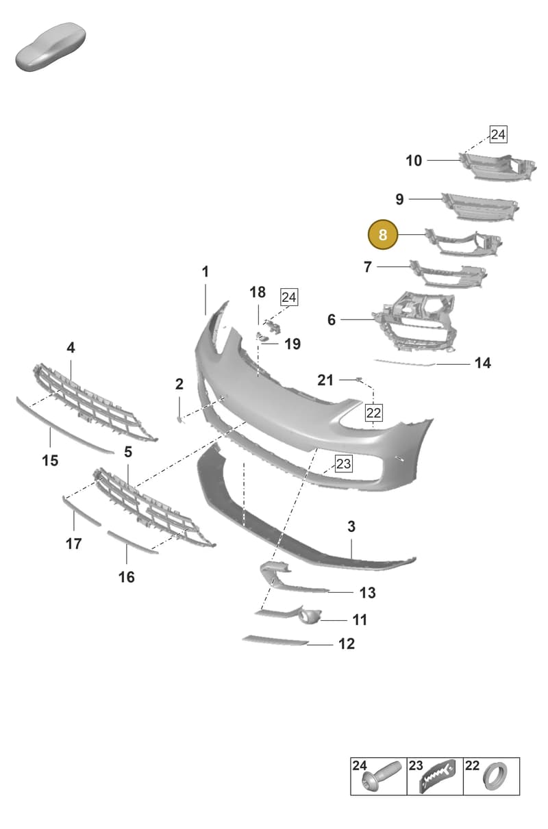 971807985FOK1 — Porsche Panamera (2020-2023) diagram p58802020, position 8