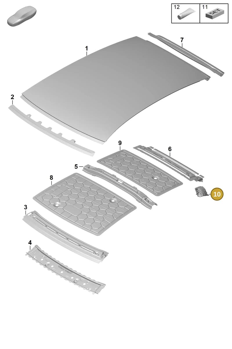 971810605 — Porsche Panamera (2023-2025) diagram p62801450, position 10