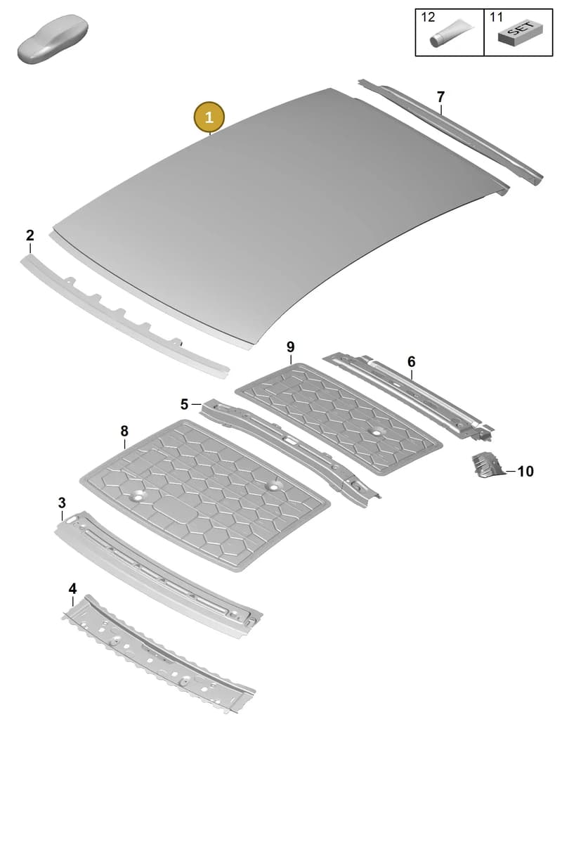 971817111FYGRV — Porsche Panamera (2023-) diagram p62801450, position 1