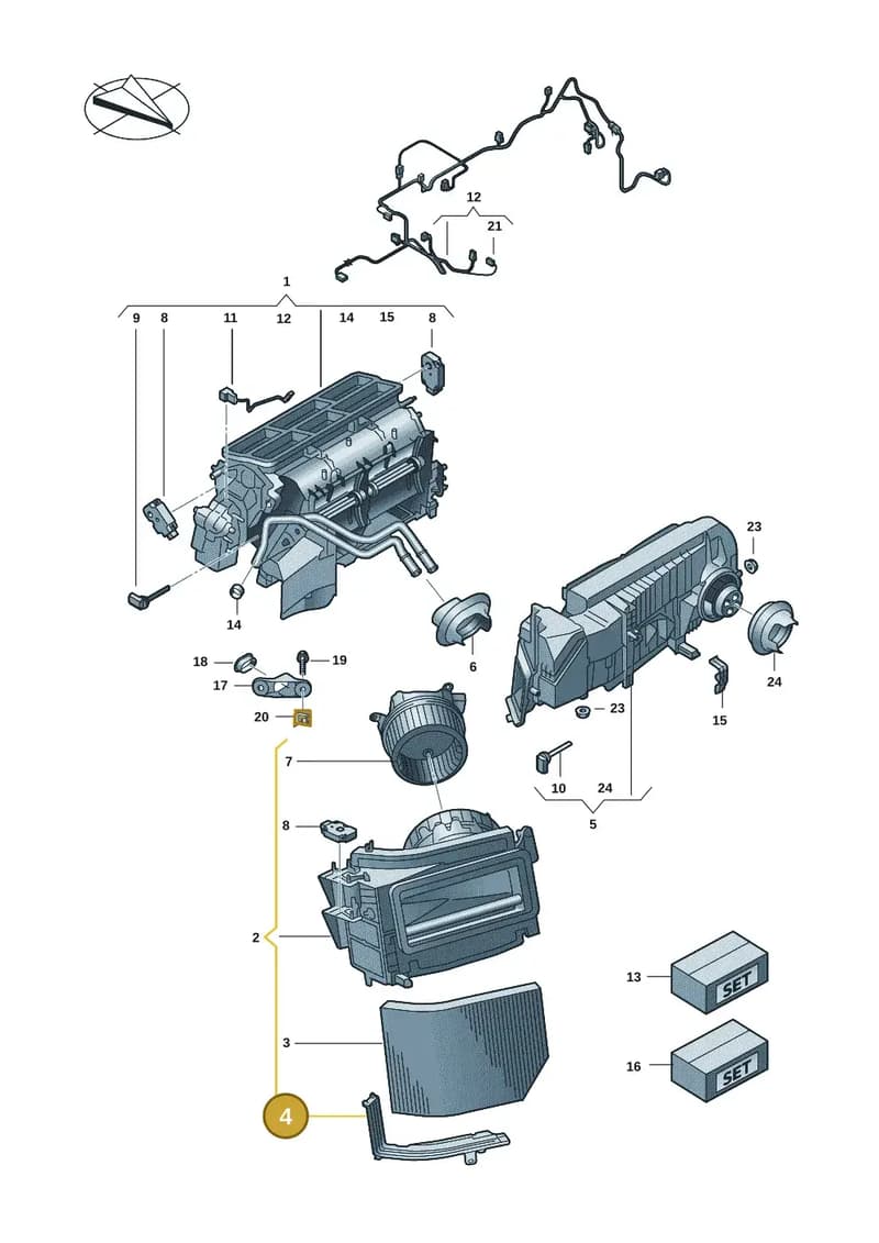 971819422 — Audi RS e-tron GT (2020-2025) diagram 4j1820100, position 4