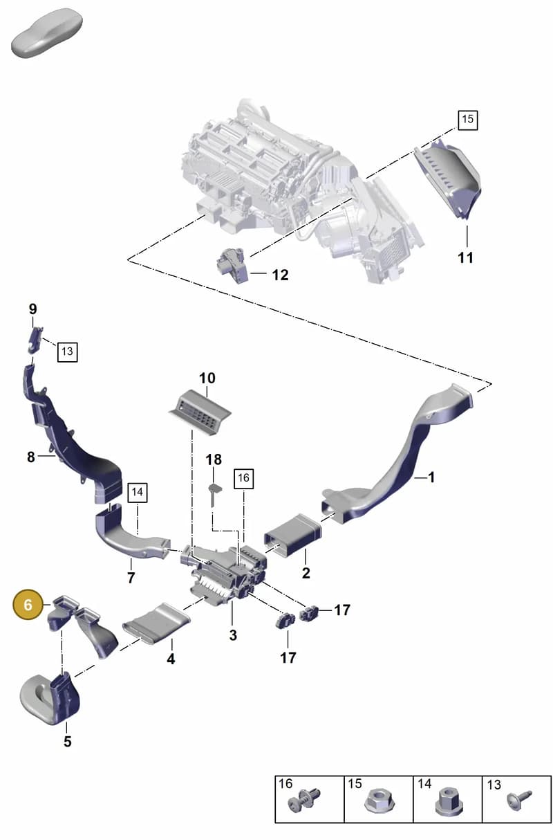 971819902 — Porsche Panamera (2023-2025) diagram p62813700, position 6