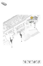 971820769B Porsche Bracket