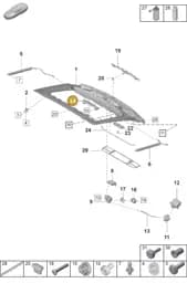 971827055A Porsche Bracket for Wiper Motor