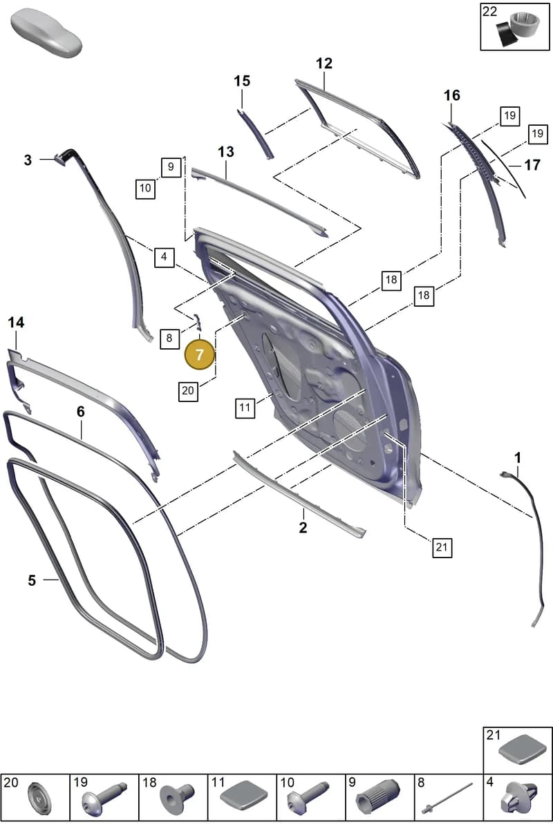 971837073 — Porsche Panamera (2023-2025) diagram p62804150, position 7