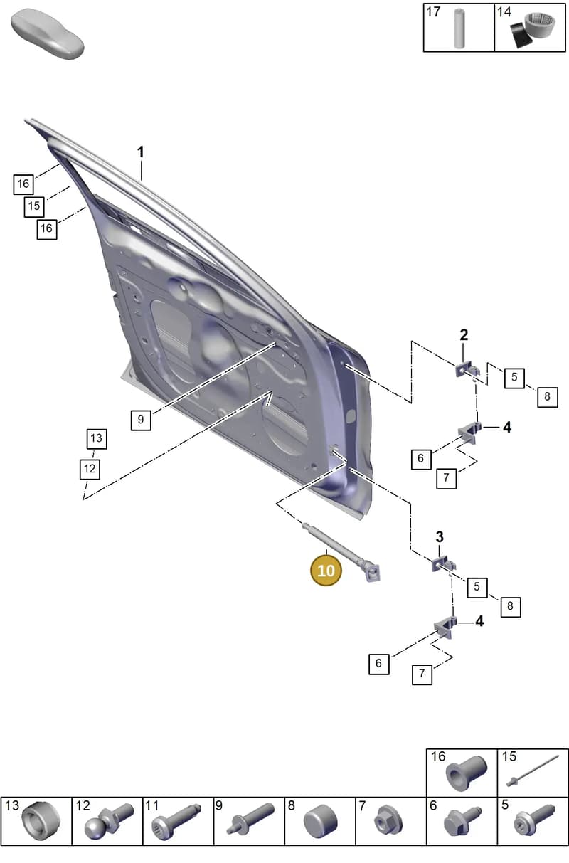 971837179A — Porsche Panamera (2023-2025) diagram p62804000, position 10