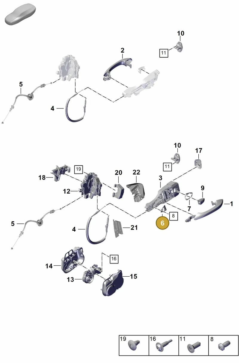 971837209 — Porsche Panamera (2023-2025) diagram p62804250, position 6