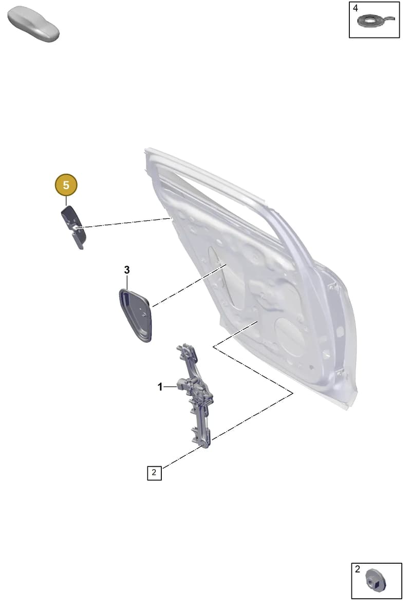 971839350 — Porsche Panamera (2023-2025) diagram p62804400, position 5