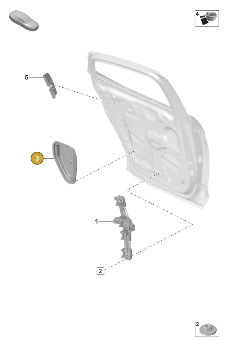 971839915 — Porsche Panamera (2020-2023) diagram p58804500, position 3
