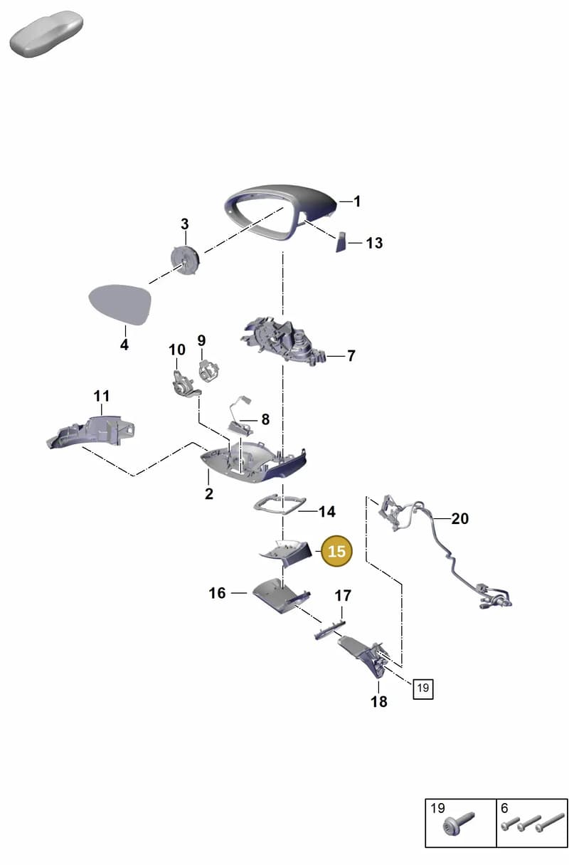971857086041 — Porsche Panamera (2023-) diagram p62809500, position 15