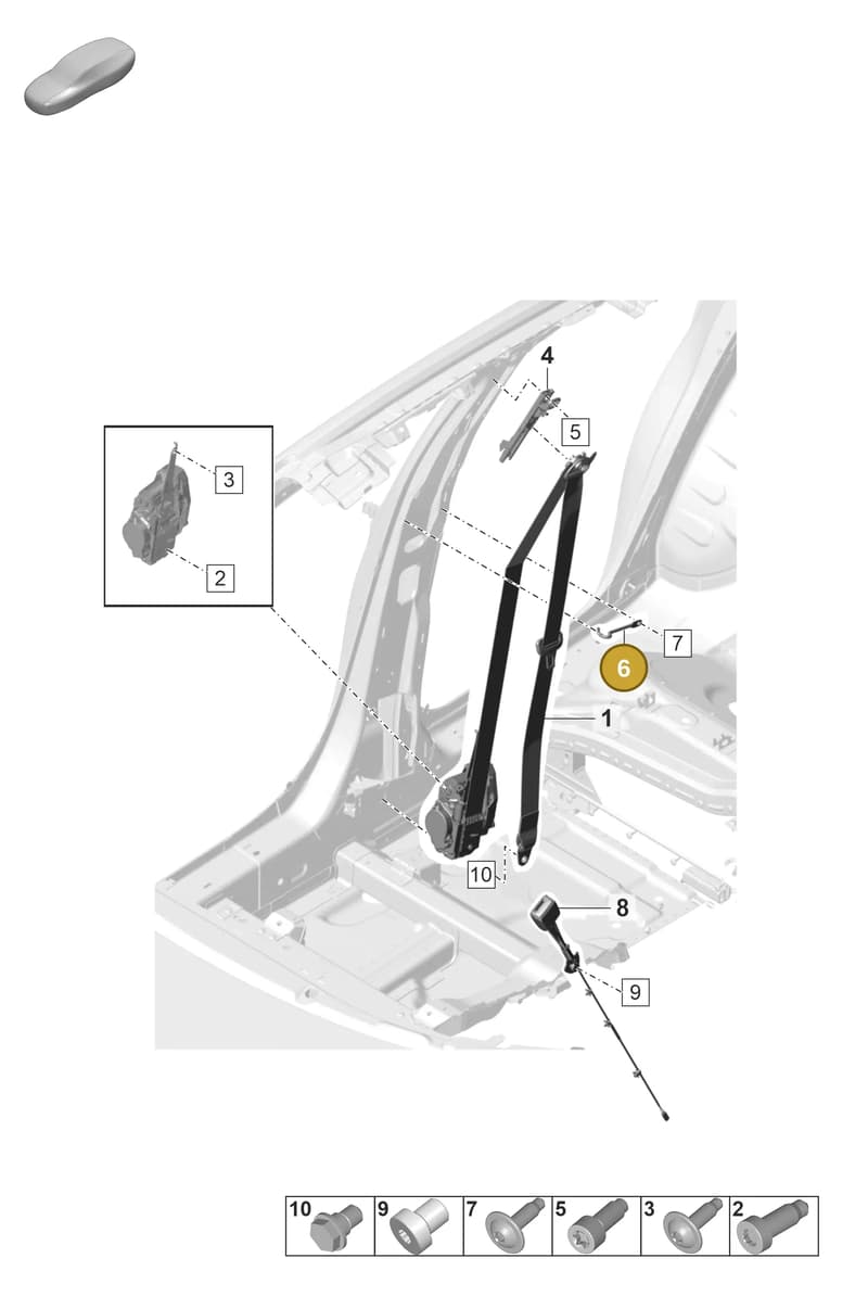 971857817 — Porsche Panamera (2020-2023) diagram p58812000, position 6