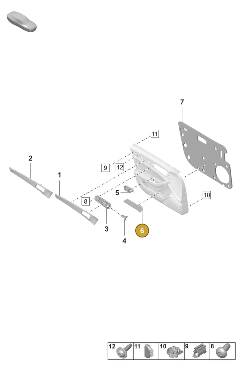 971858165 — Porsche Panamera (2020-2023) diagram p58808400, position 6