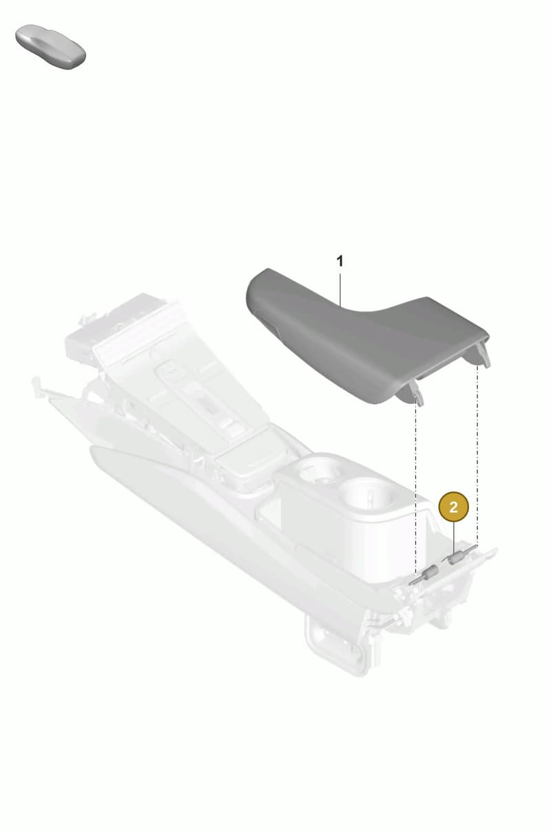 971860255A — Porsche Panamera (2020-2023) diagram p58809260, position 2